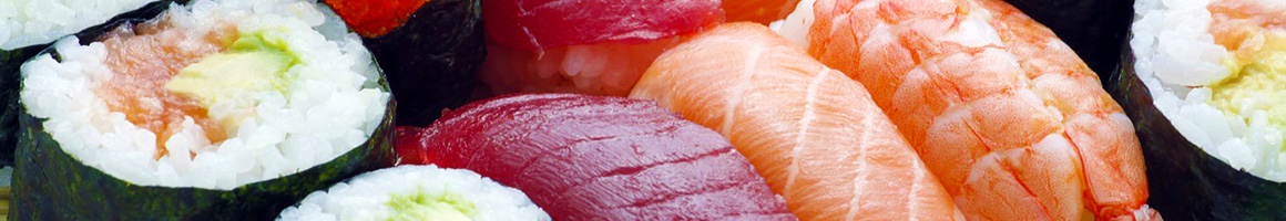 Eating Japanese Sushi at Sakura Hermitage restaurant in Hermitage, TN.